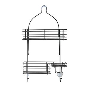 Living & Co Shower Caddy Double Black