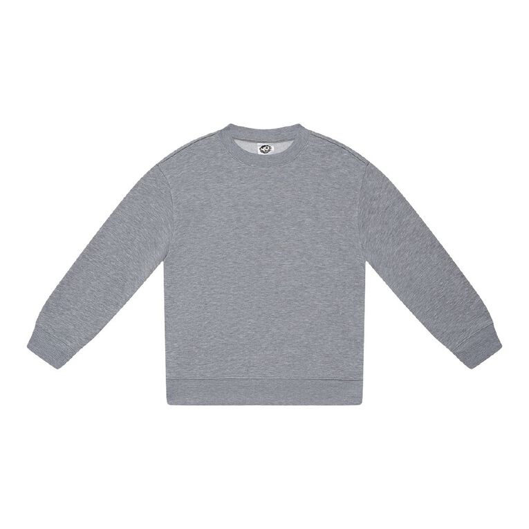 Young Original Kids' Crew Sweatshirt, Grey Mid, hi-res