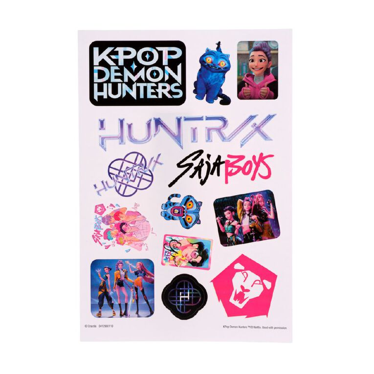 Crayola K-Pop Demon Hunters Colouring Book 96 Page, , hi-res