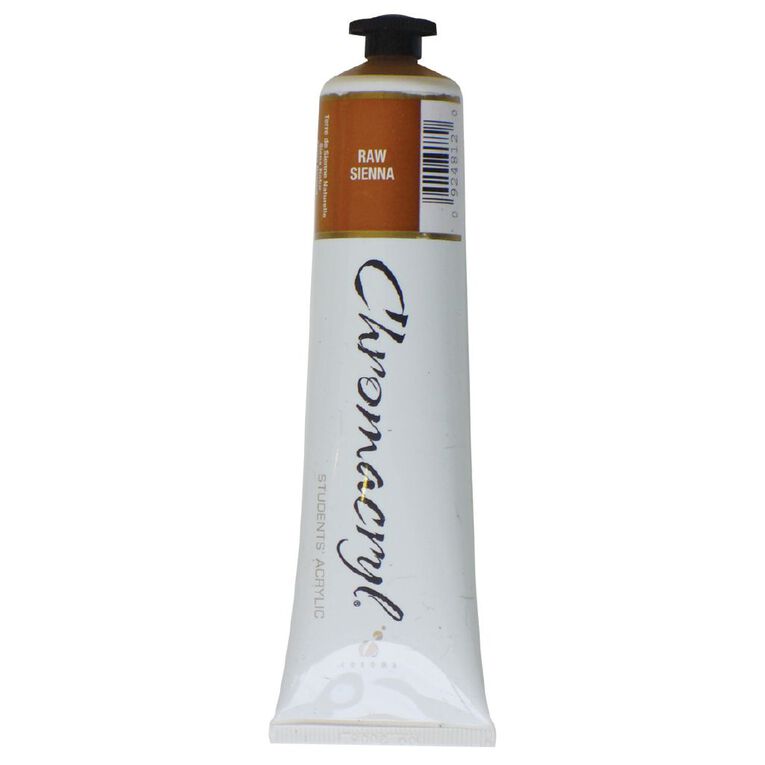 Chromacryl Acrylic Paint Raw Sienna Red 75ml, , hi-res