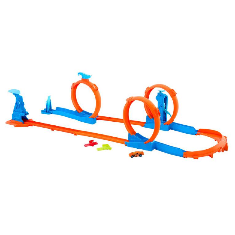 Hot Wheels Track Creator Triple Loop Frenzy Trackset, , hi-res