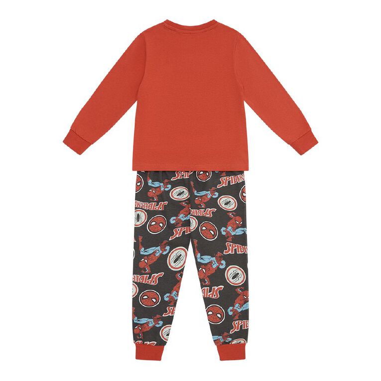 Spider-Man Boys' Knit 2 Pack Pyjama Set, Grey Dark, hi-res