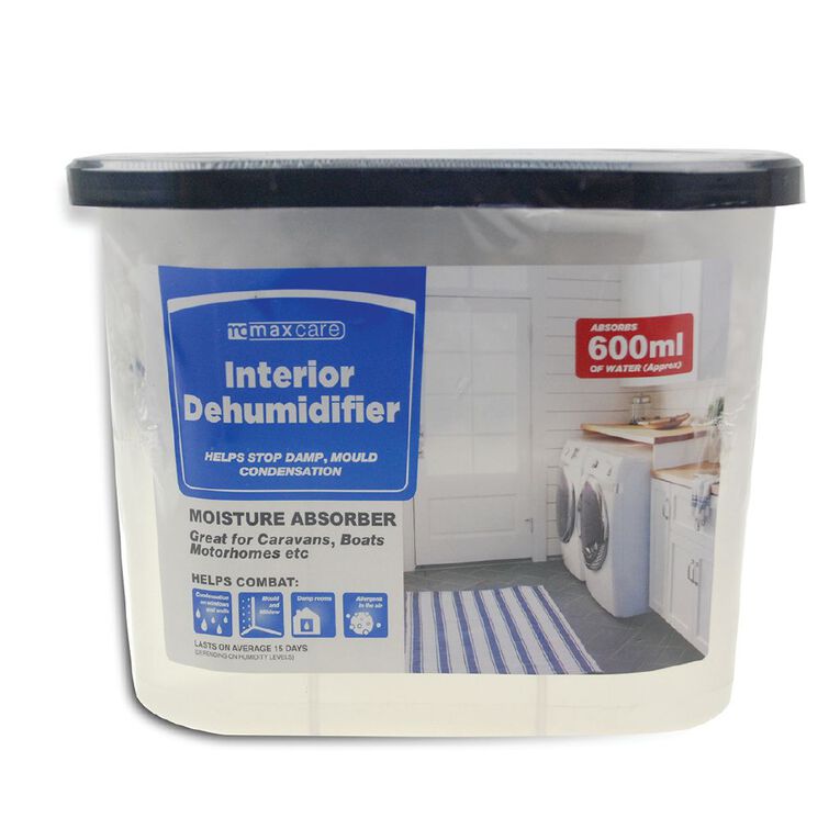 Maxcare Interior Dehumidifier Moisture Absorber 600ml, , hi-res