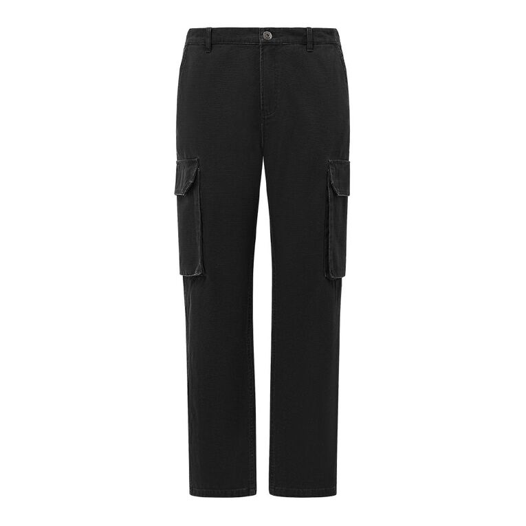 Garage Men's Relaxed Cargo Pants, Grey Dark, hi-res