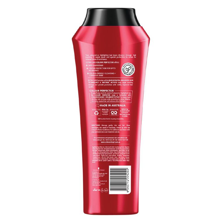 Schwarzkopf Extra Care Colour Perfector Shampoo 400ml, , hi-res