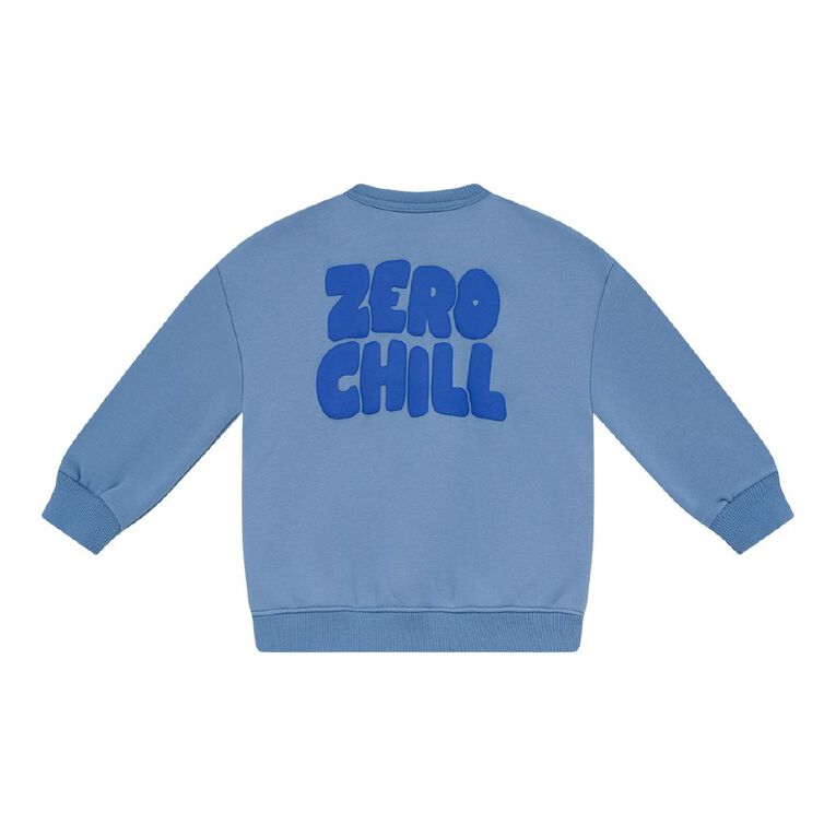 Young Original Toddler Boys' Cosy Fleece Sweatshirt, Blue Light, hi-res