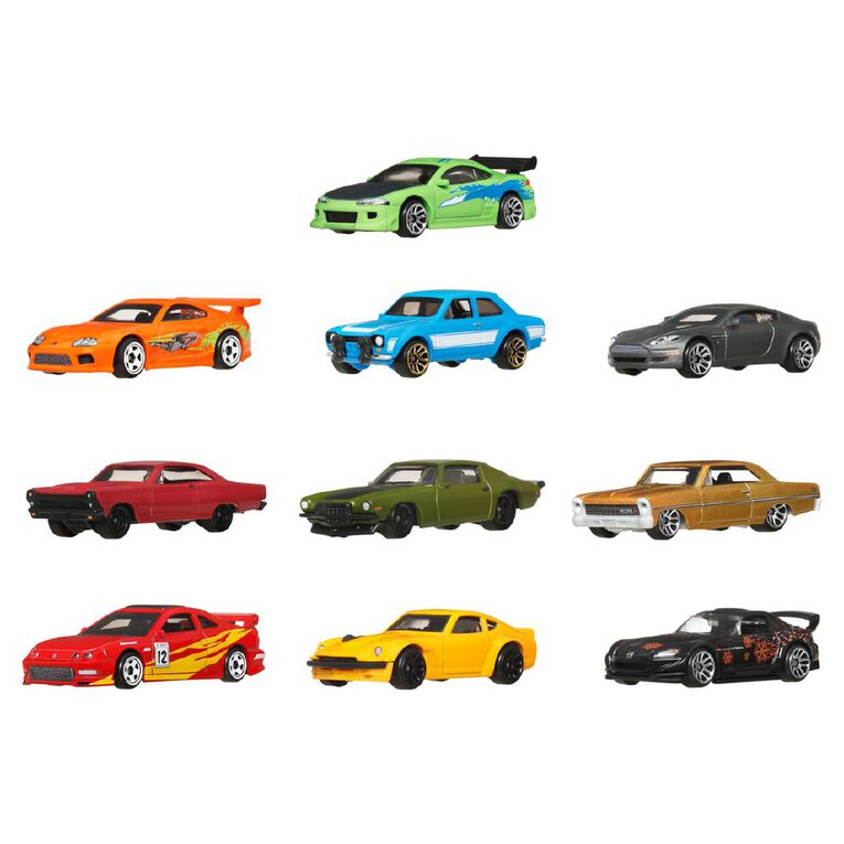 Hot Wheels Fast & Furious Diecast Vehicle Multipack 10 Pack, , hi-res