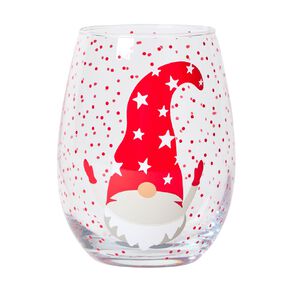 Wonderland Home Novelty Stemless Wine Glasses Assorted