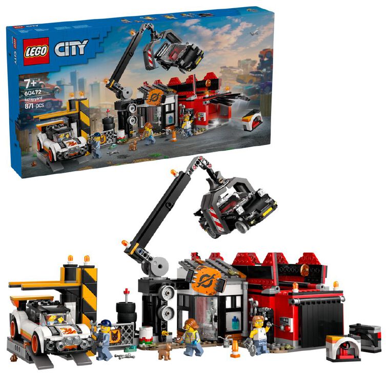 LEGO CITY Scrapyard with Cars 60472, , hi-res