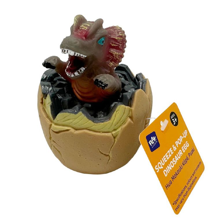 Play Studio Squeeze & Pop-Up Dinosaur Egg Assorted, , hi-res