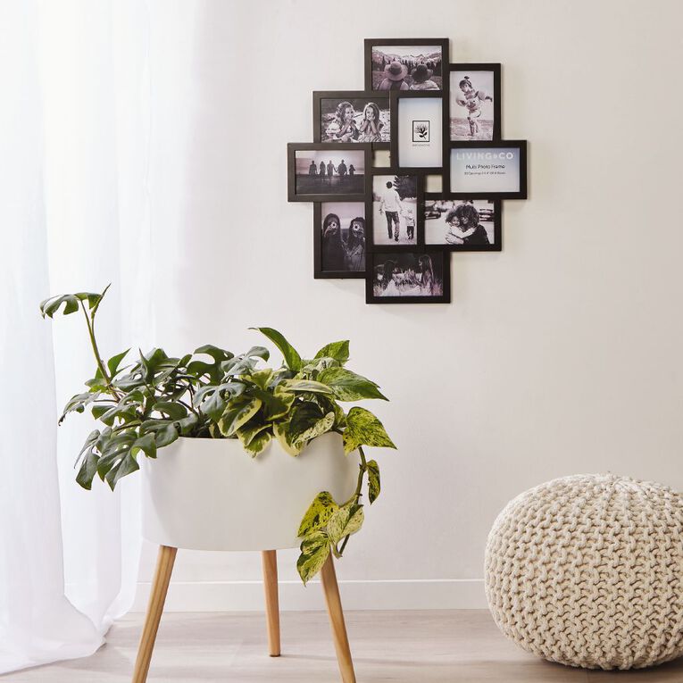 Living & Co Collage Frame 10 Opening Black, , hi-res