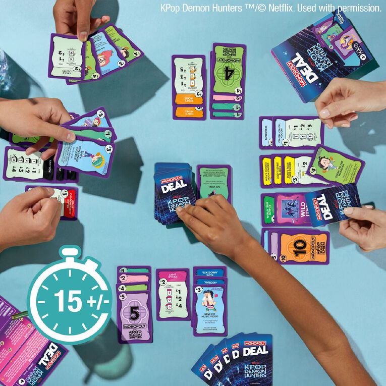 KPop Demon Hunters Monopoly Deal K-Pop Demon Hunters, , hi-res