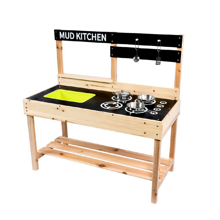 Active Intent Play Wooden Mud Kitchen, , hi-res