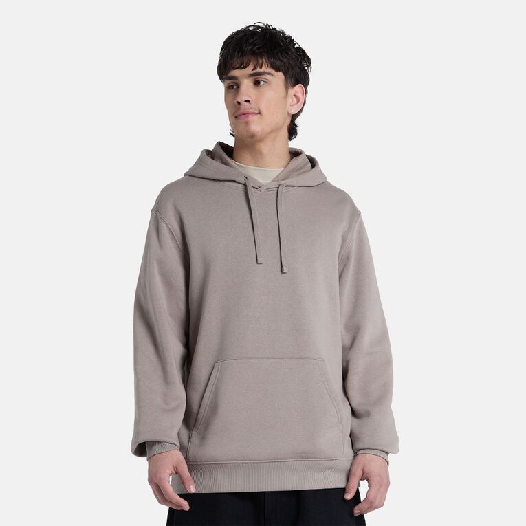 H&H Men's Plain Hoodie Sweatshirt, Brown Light, hi-res