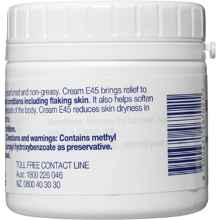 Dermatalogical E45 Cream for Dry Skin Conditions, , hi-res