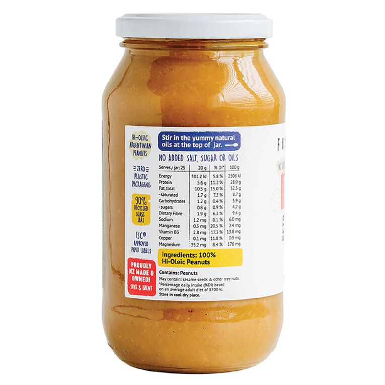 Forty Thieves Peanut Butter Smooth 500g, , hi-res
