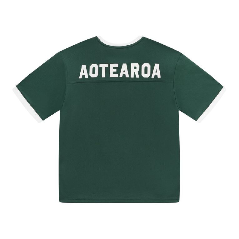 Active Intent Youth Supporter Football Tee, Green Dark, hi-res