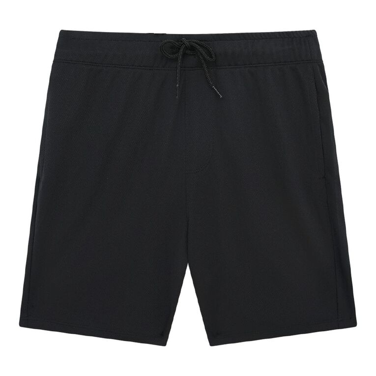 Young Original Boys' Eyelet Shorts, Black, hi-res