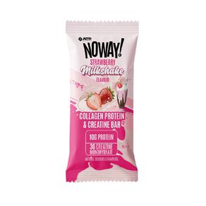 noway collagen creatine strawberry milkshake bar 1 each