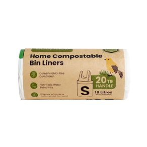 Ecopack Compostable Bin Liners 18L 20 pack