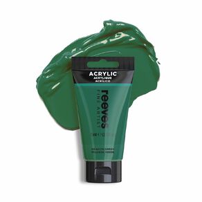 Reeves Fine Acrylic Paint Meadow Green 75ml
