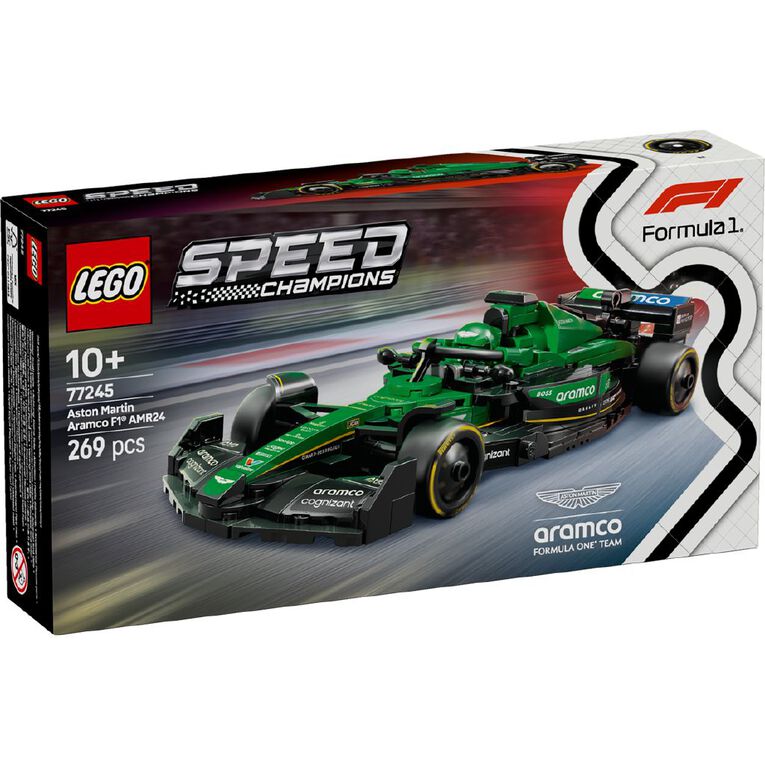 LEGO Speed Champions Aston Martin Aramco F1 AMR24 Race Car 77245, , hi-res