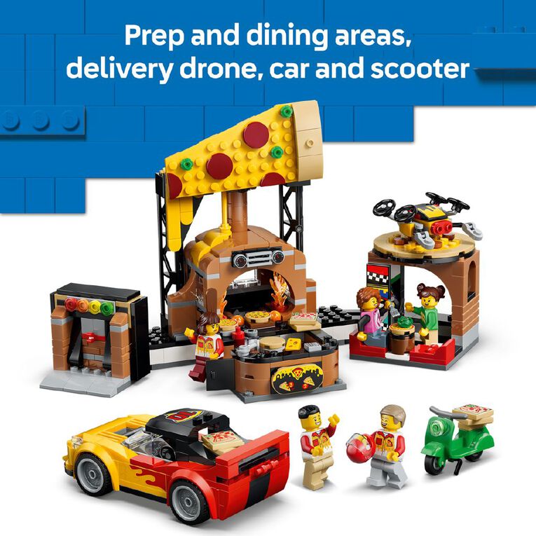LEGO CITY Pizza Delivery Experience with Vehicles 60496, , hi-res