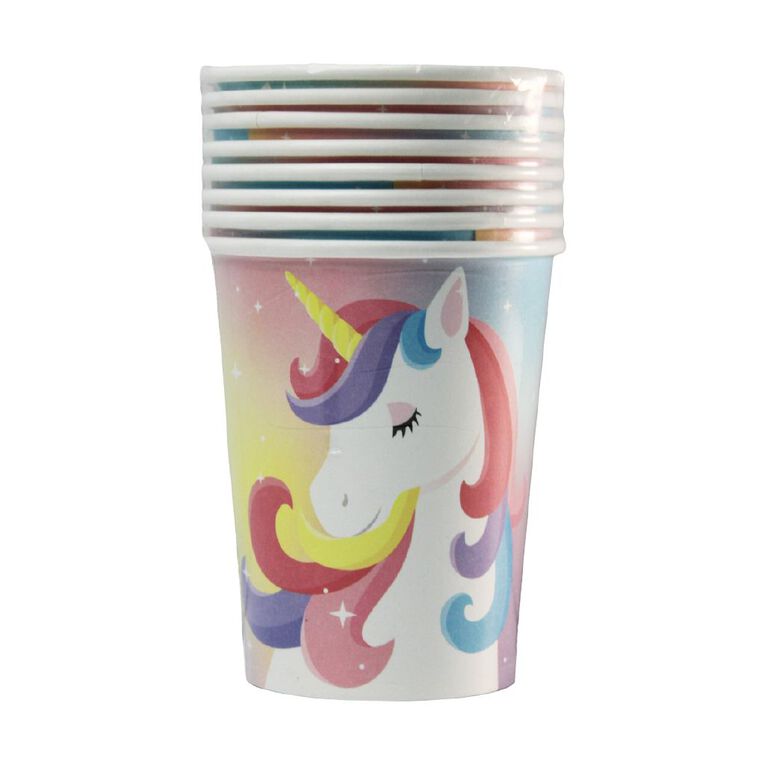 Hoorah Hoorah Unicorn Tumbler 250ml 8 Pack 8 Pack, , hi-res
