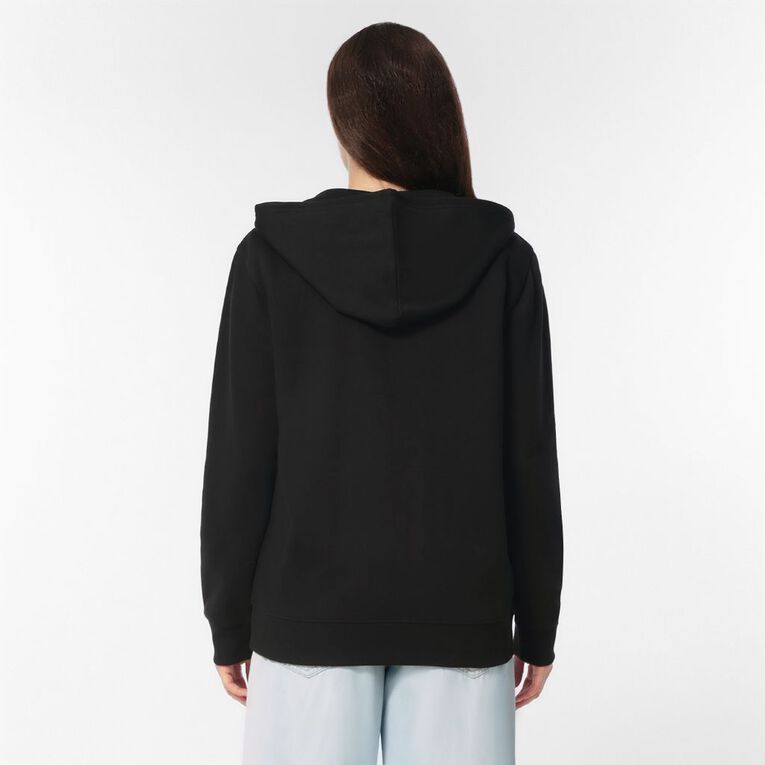 H&H Women's Zip-Thru Hoodie Sweat, Black, hi-res