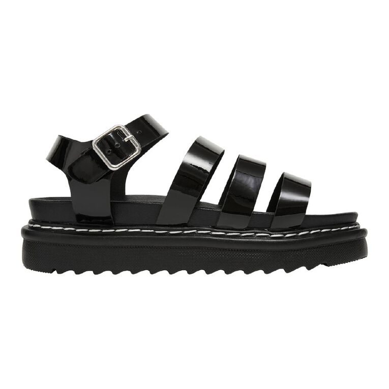 H&H Women's Angie Strappy Sandals, Black, hi-res