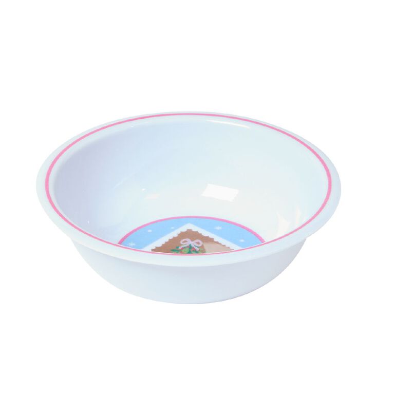 Wonderland Merry Christmas Kids Melamine Bowl Assorted, , hi-res