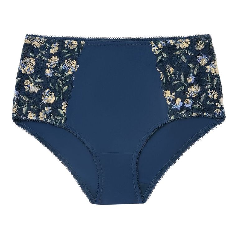 H&H Women's Lexi Full Brief, Blue Dark, hi-res