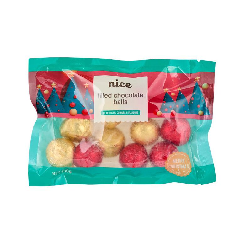 Nice Chocolate Baubles 130g, , hi-res