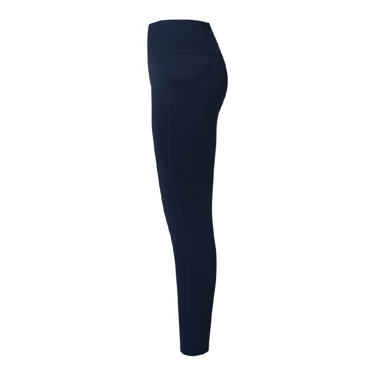 Active Intent Women's Side Pocket 7/8 Leggings, Blue Dark, hi-res