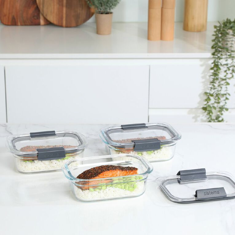Sistema Brilliance Glass Small Rectangle 757ml, , hi-res
