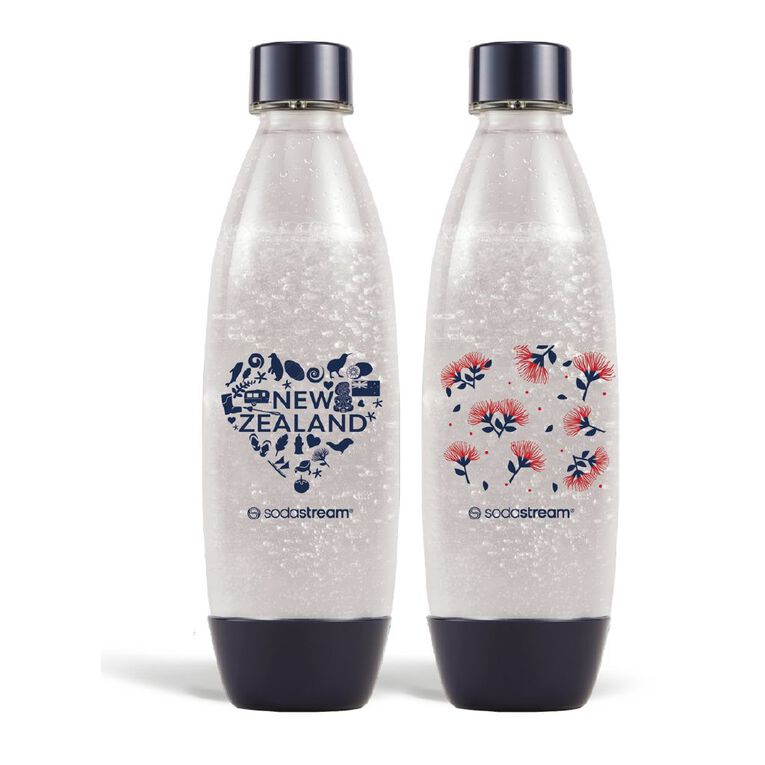 Sodastream 1L Fuse Bottle Twin Pack - Kiwiana Limited Edition, , hi-res