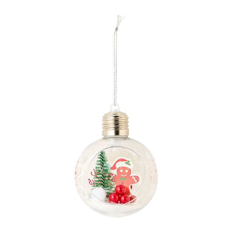 Wonderland Light Up Bauble Character Assorted 8cm, , hi-res