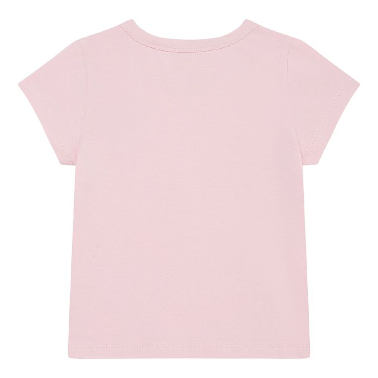 Young Original Short Sleeve Fitted Top, Pink Light, hi-res