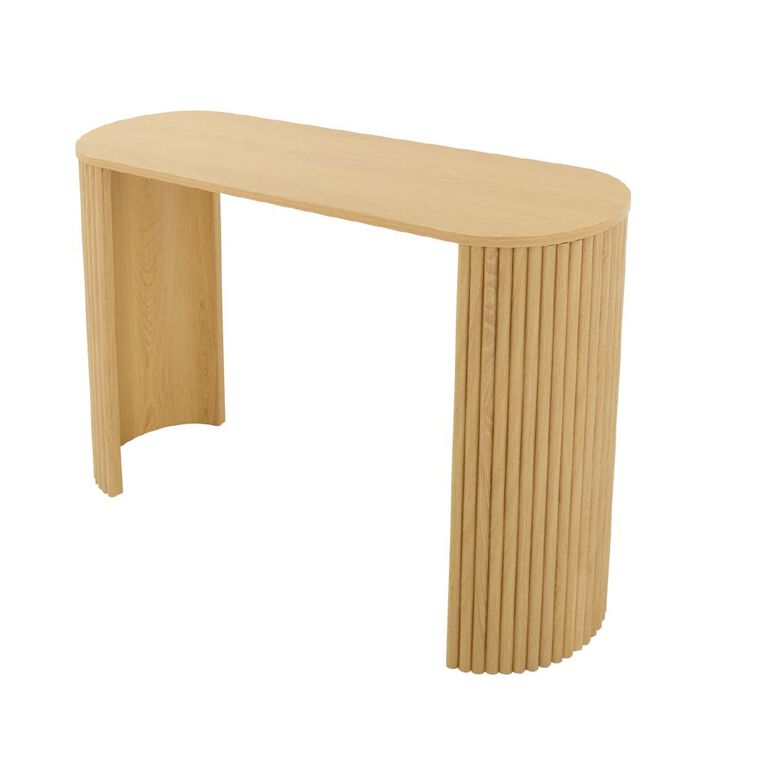 Living & Co Harris Ribbed Console Table | The Warehouse