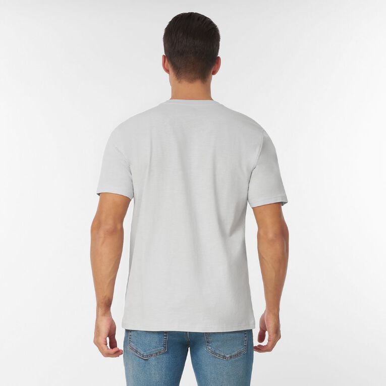 H&H Men's Slub Graphic Tee, Blue Light, hi-res