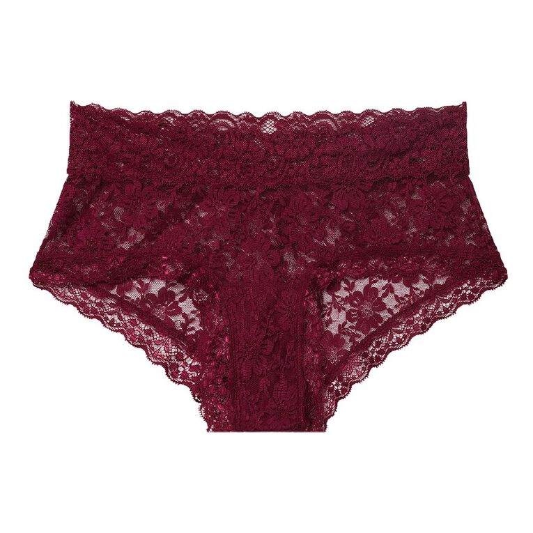 H&H Women's Poppy Boyleg Briefs, Red Dark, hi-res