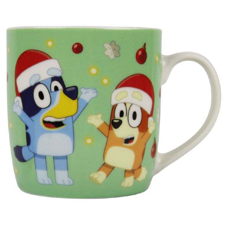 Bluey Novelty Christmas Mug Green, , hi-res