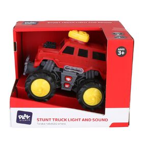 Play Studio Stunt Truck Light and Sound Red