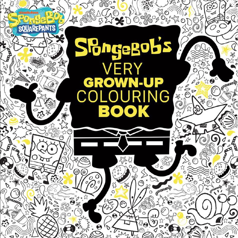 SpongeBob's Very Grown-Up Colouring Book, , hi-res