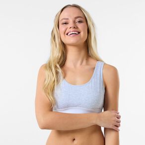 H&H Women's Basic Wide Band Crop Top