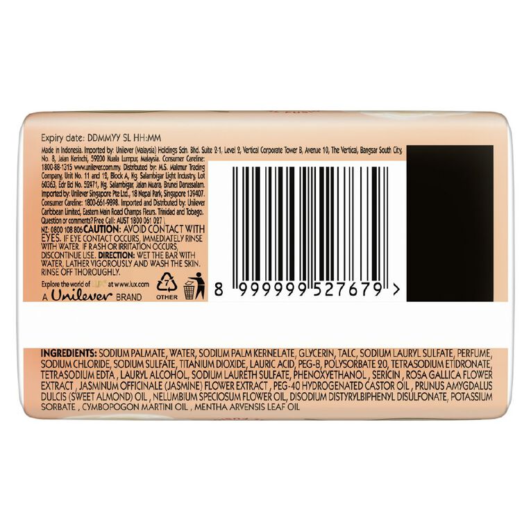 Lux White Velvet Soap Bars 4 Pack, , hi-res