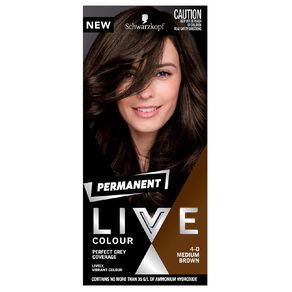 Schwarzkopf Permanent LIVE Colour 4.0 Medium Brown