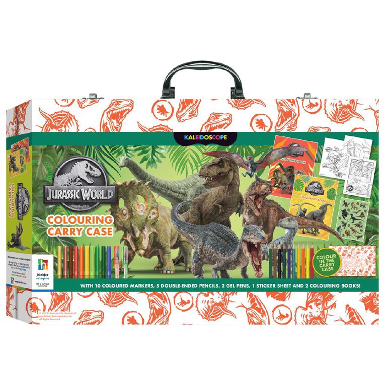 Kaleidoscope: Jurassic World Colouring Carry Case, , hi-res