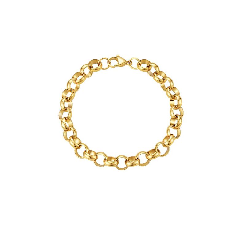 Waterproof Gold Plated Cable Bracelet, , hi-res