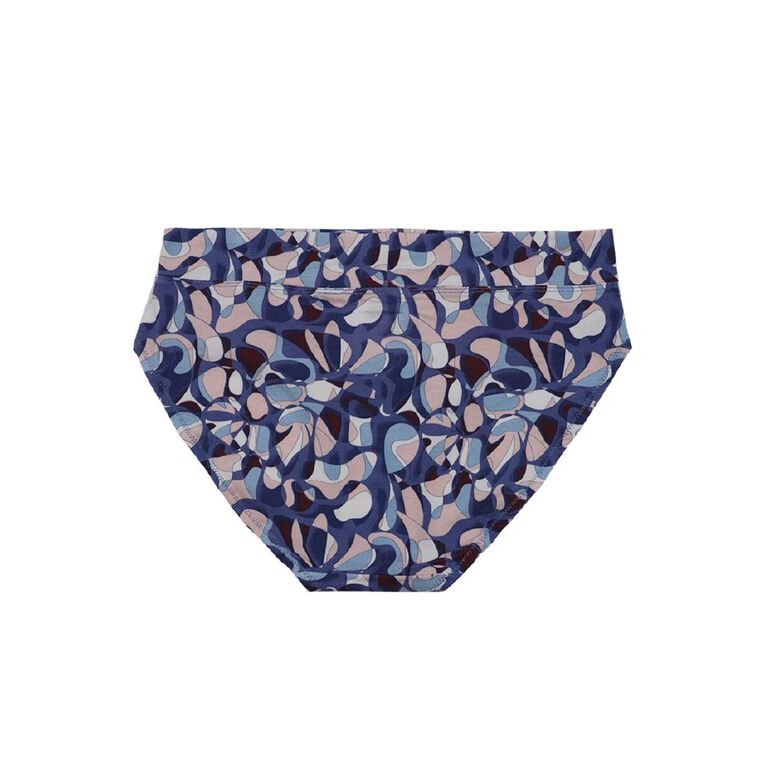 Underworks Women's Smooth Line Hi-Cut Briefs 2 Pack, Blue Dark, hi-res